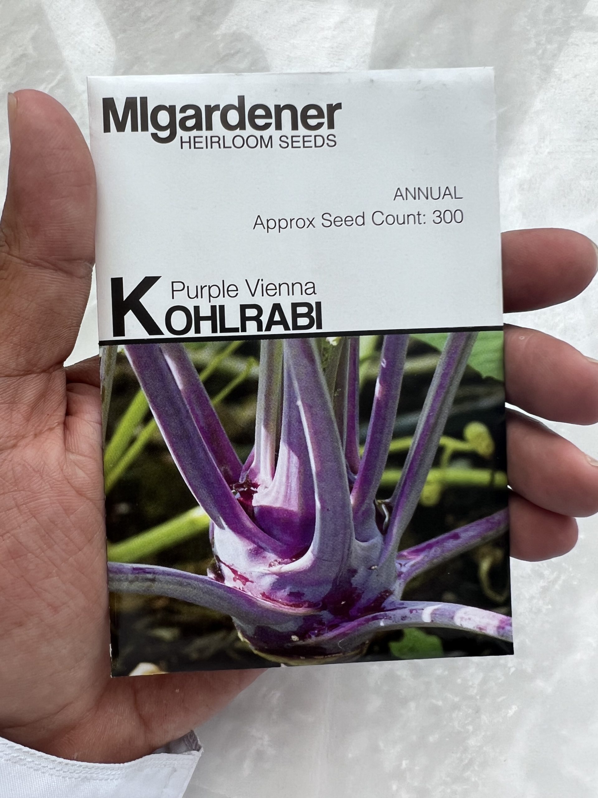 Photo 5-8-2023, 4 23 46 pm Kohlrabi Purple Vienna - MIg - Image 1