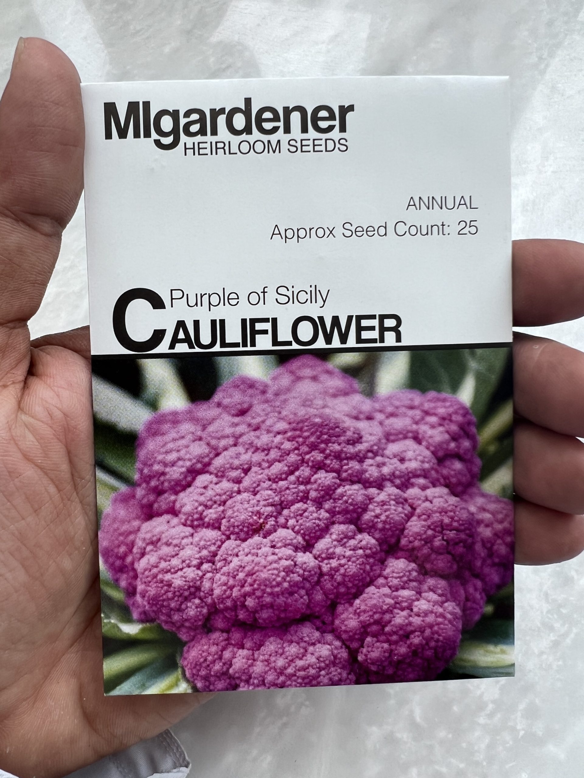 Photo 5-8-2023, 4 50 08 pm Purple of Sicily Cauliflower - MIg - Image 1