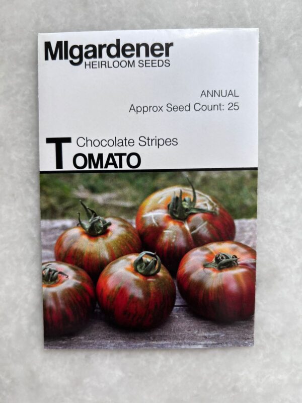 ⁦Chocolate Stripes Tomato - MIg⁩ - الصورة ⁦1⁩
