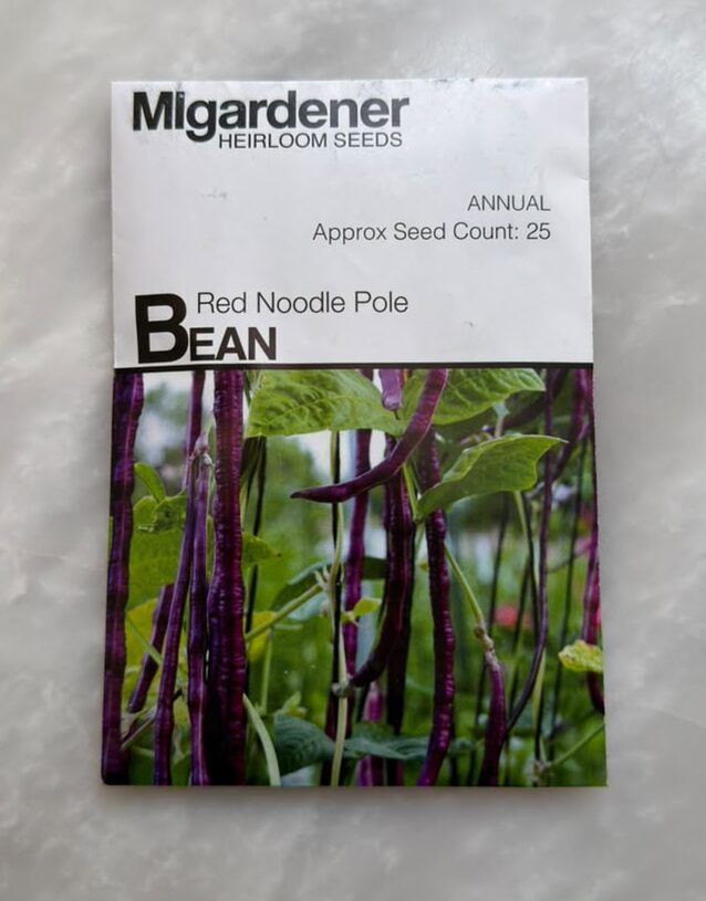 Red Noodle Pole Bean Red Noodle Bean - MIg - Image 1